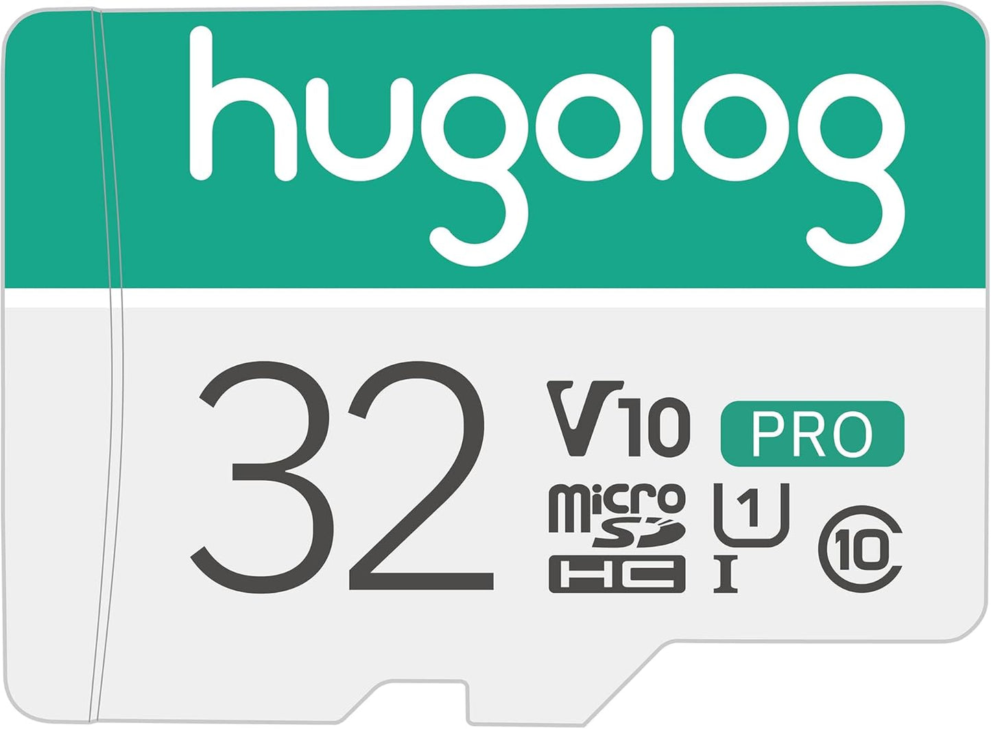 Hugolog 32GB Micro SD Card - High Speed Memory for Full HD Video