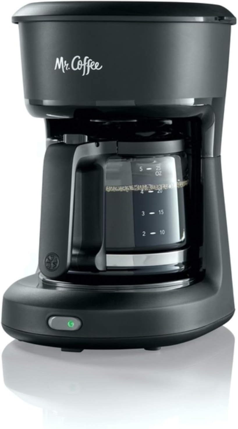 Mr. Coffee 5-Cup Mini Brew Switch Coffee Maker for Small Spaces