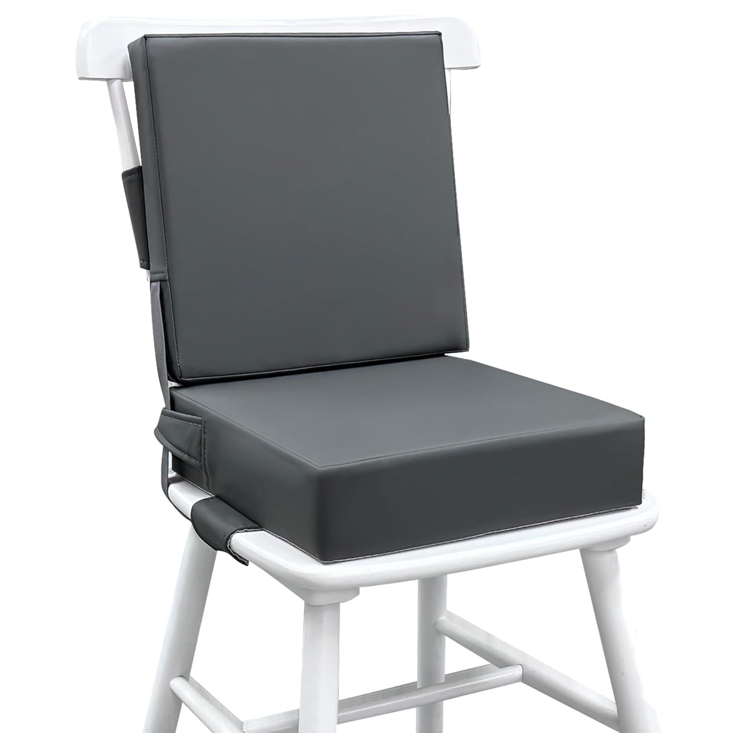 Toddler Booster Seat for Dining Table - Easy Clean Dark Grey