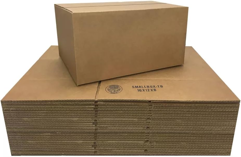Corrugated Medium Mail and Shipping Packaging Boxes, 25 Pack