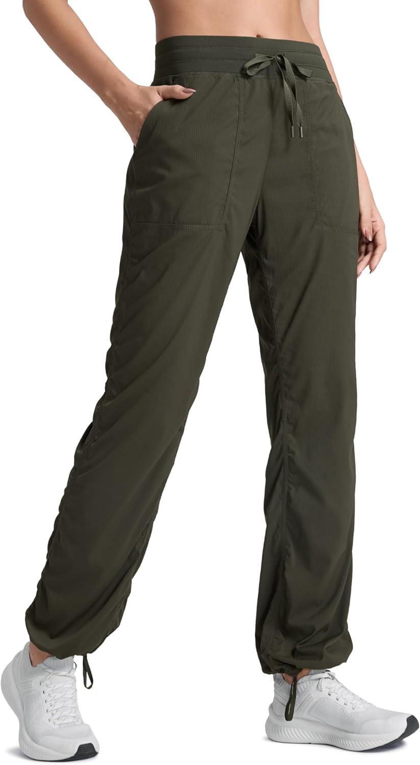CRZ YOGA Lightweight Straight Leg Workout Pants for Women