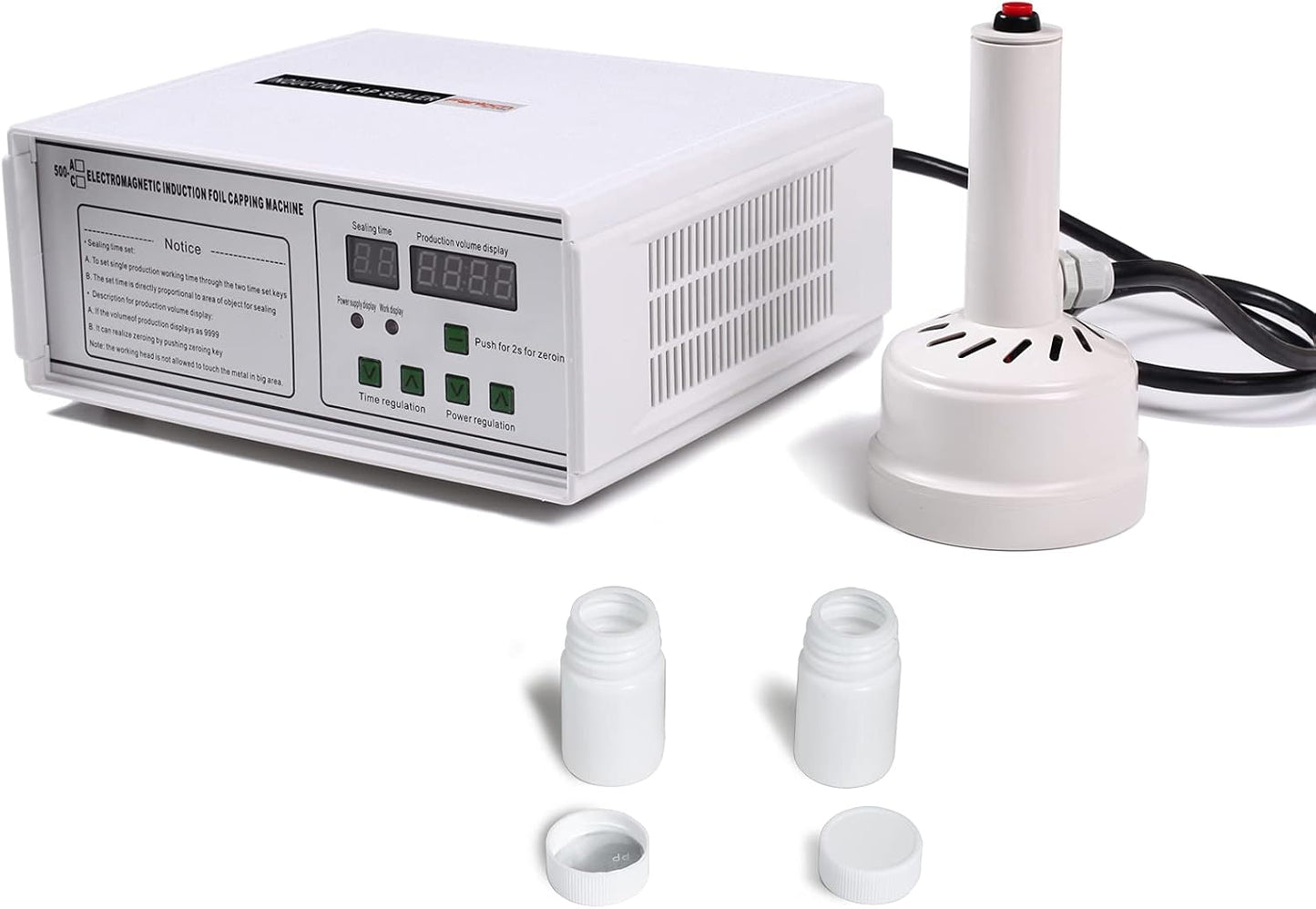 Induction Heat Sealer for Plastic and Glass Bottles 20-100mm