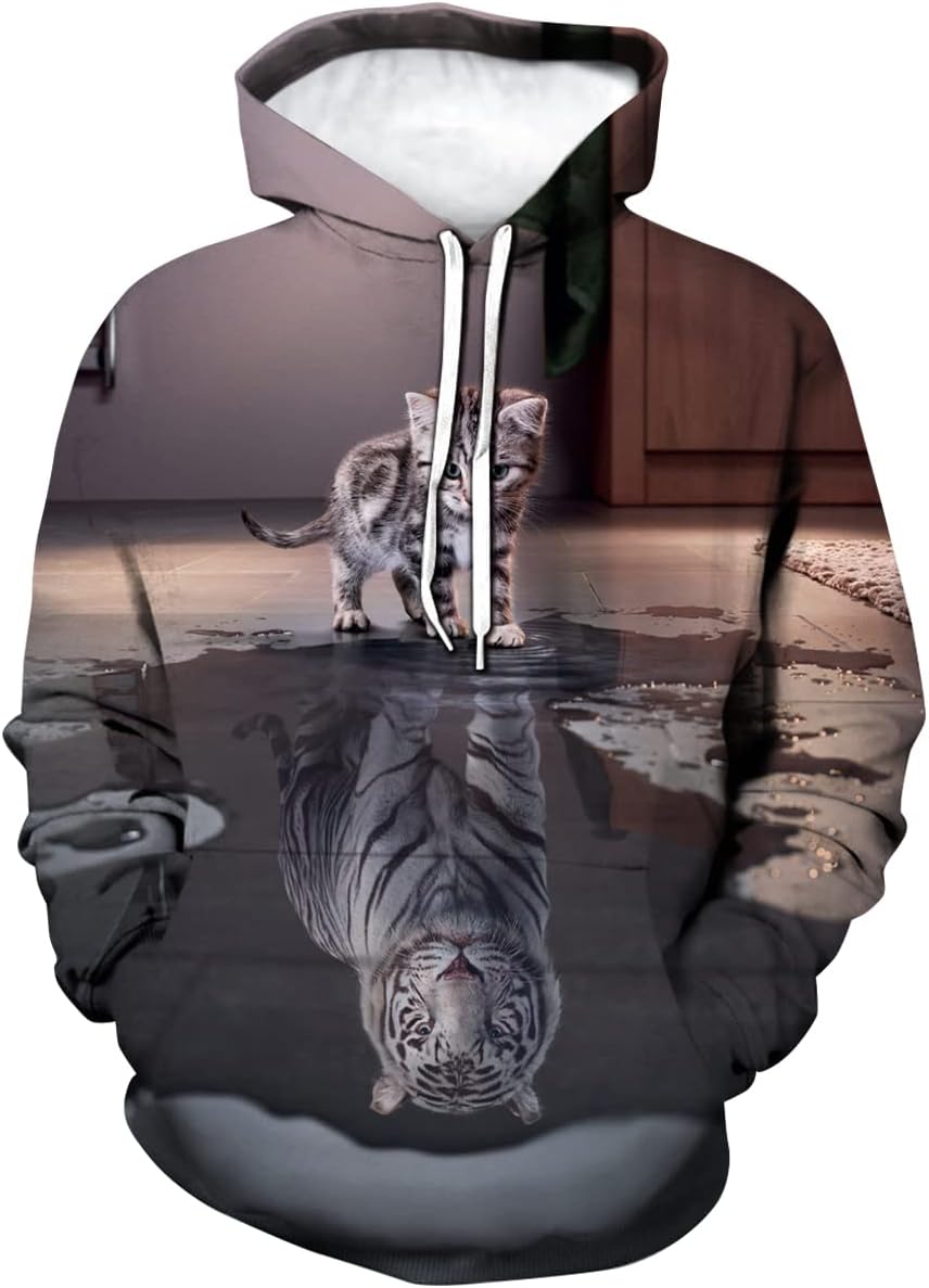 ARORALS Cute Cat Hoodie - Cozy & Stylish!