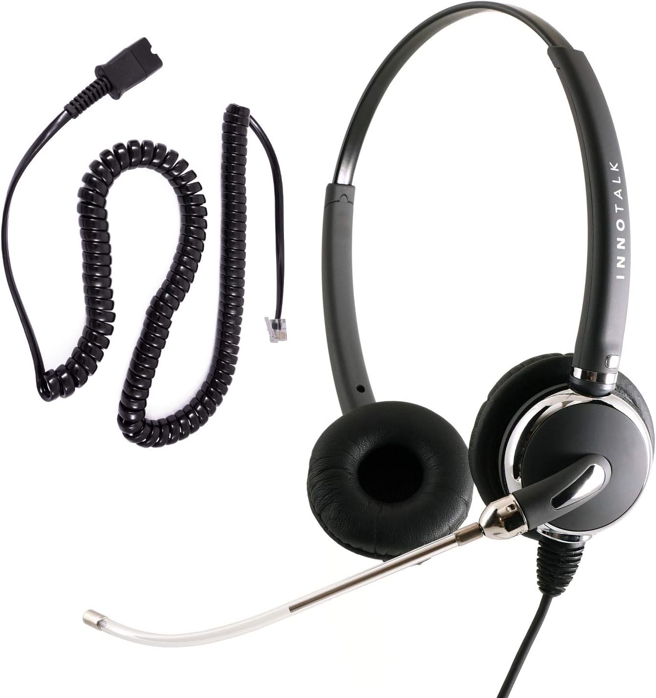 INNOTALK Voice Tube Binaural Headset for Cisco Compatibility