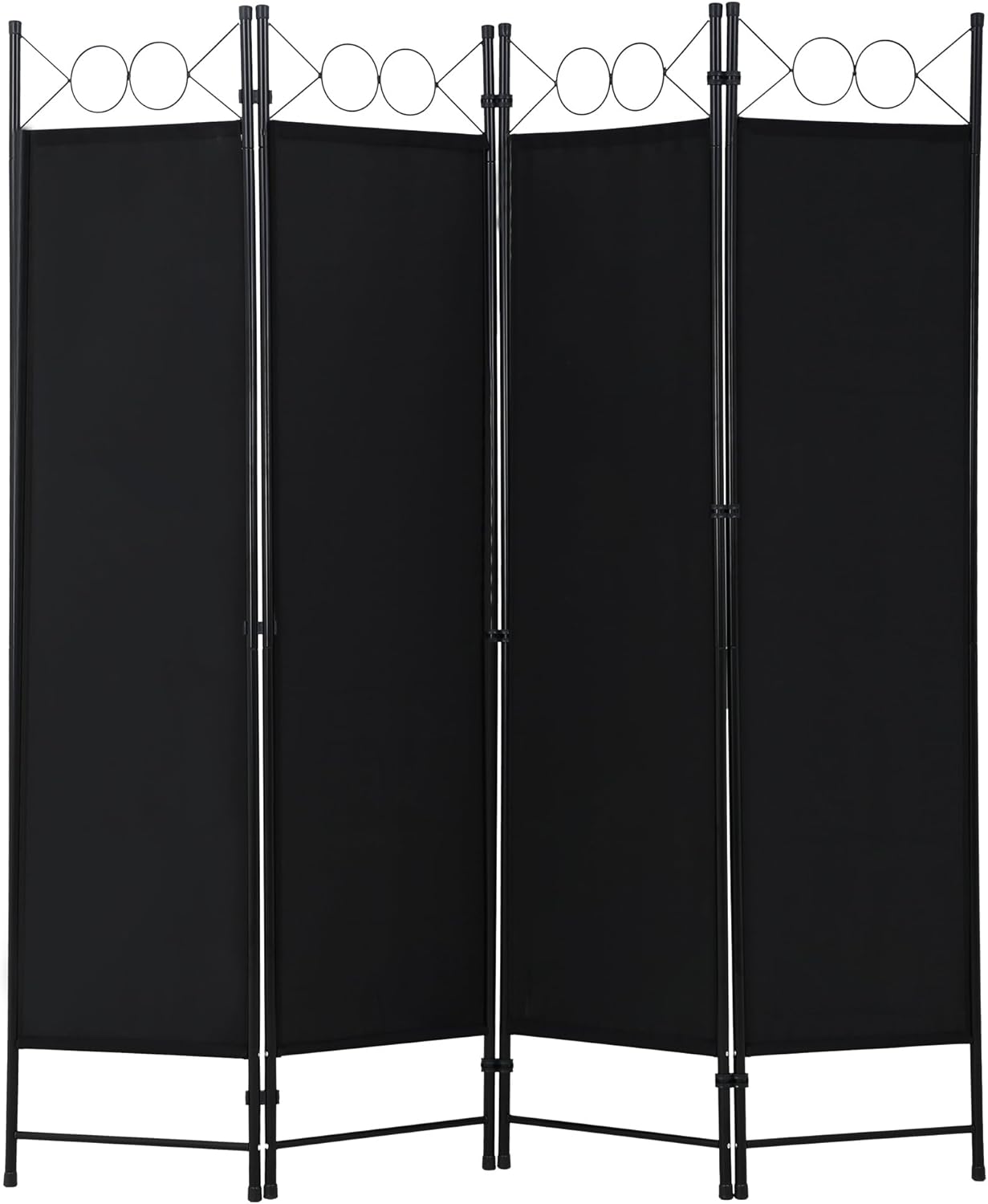 FDW 4 Panel Room Divider for Flexible Space Management and Privacy