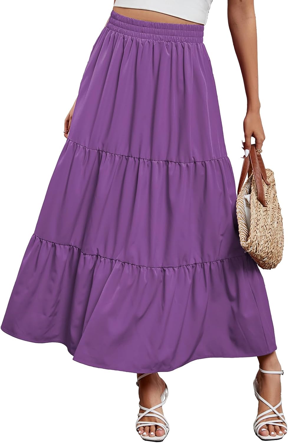 Arolina Maxi Skirt for Women: Trendy Boho Beach Style