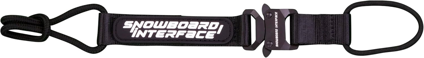Secure Snowboard Leash: Military Buckle, Ultimate Safety