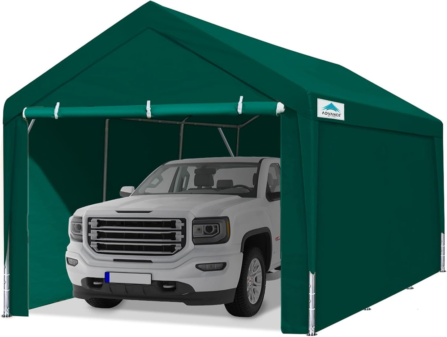 Heavy Duty Carport with Adjustable Height and Removable Walls