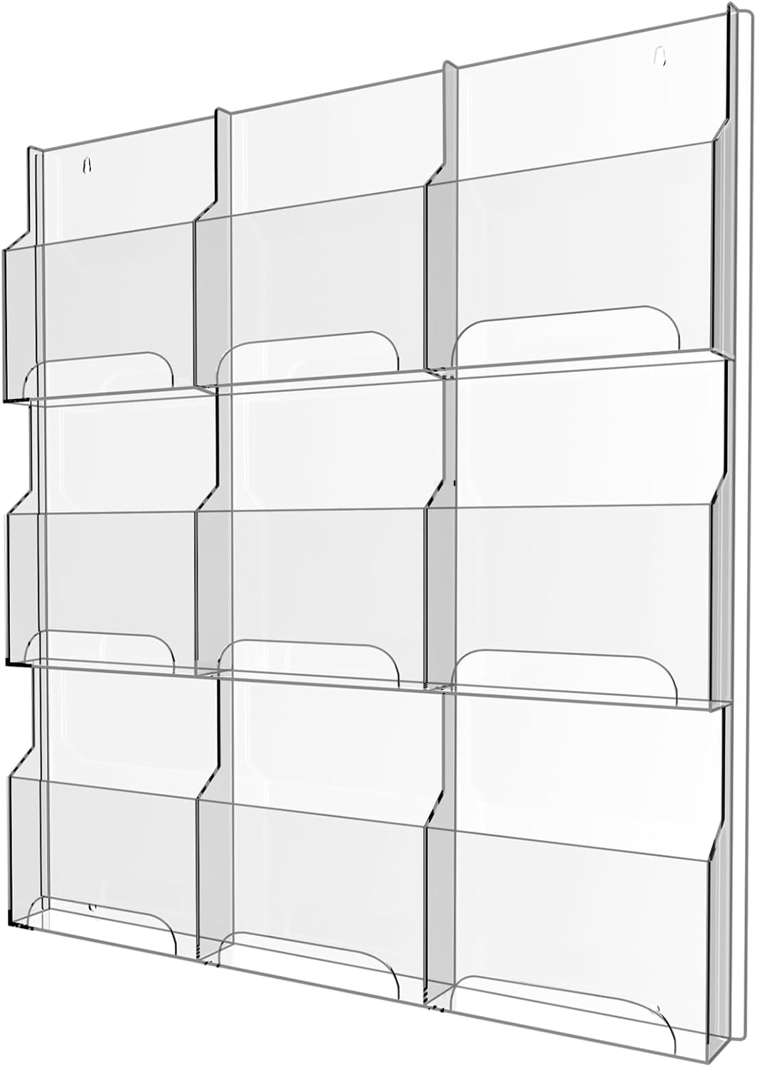 Acrylic Brochure Pamphlet Holder for Clear Display and Storage