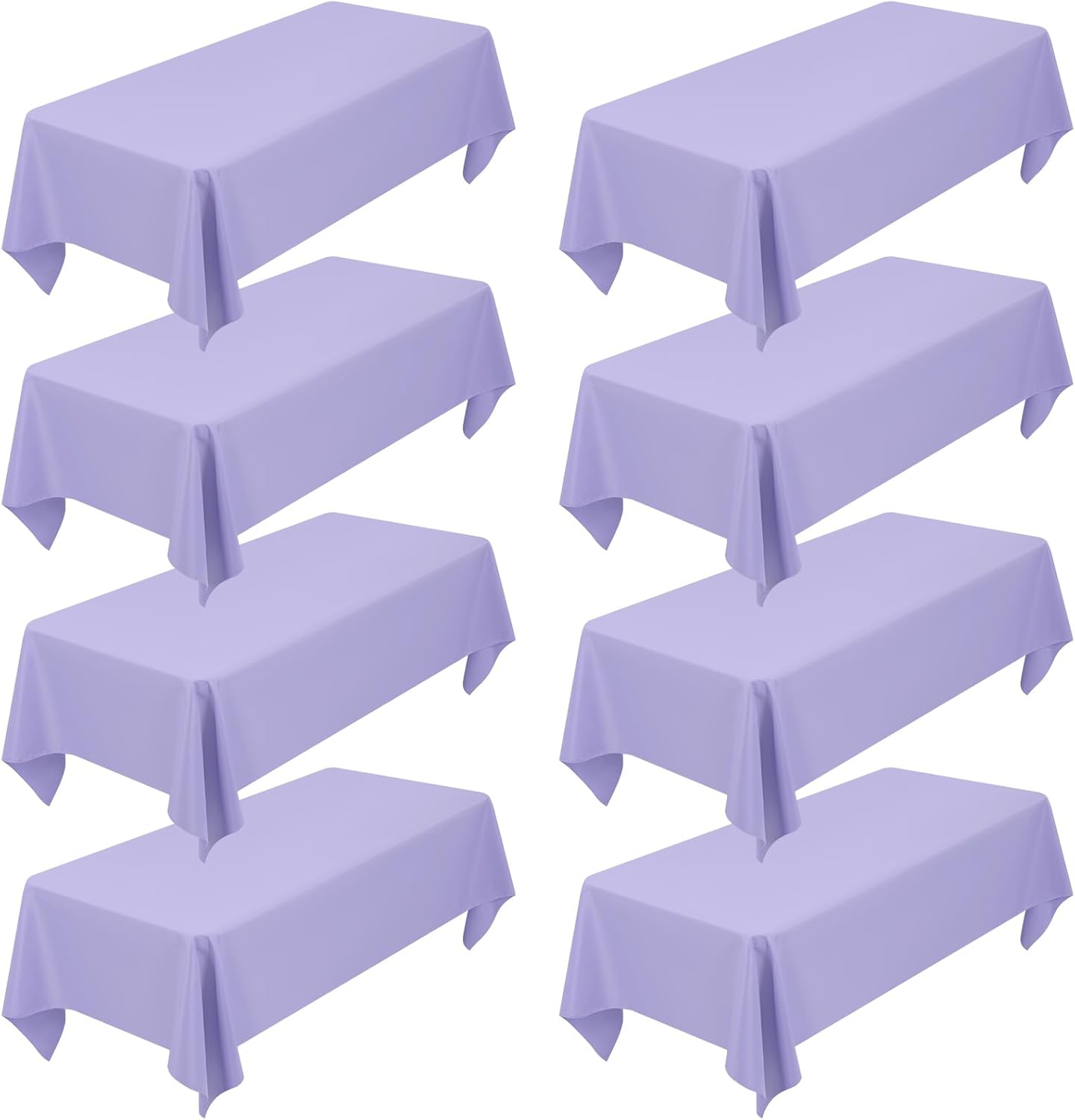 Lavender Rectangle Tablecloths 60x126 Inch for Elegant Events