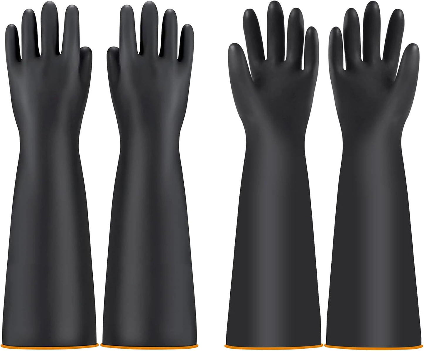 Chemical-Resistant Long Rubber Gloves by Haiou