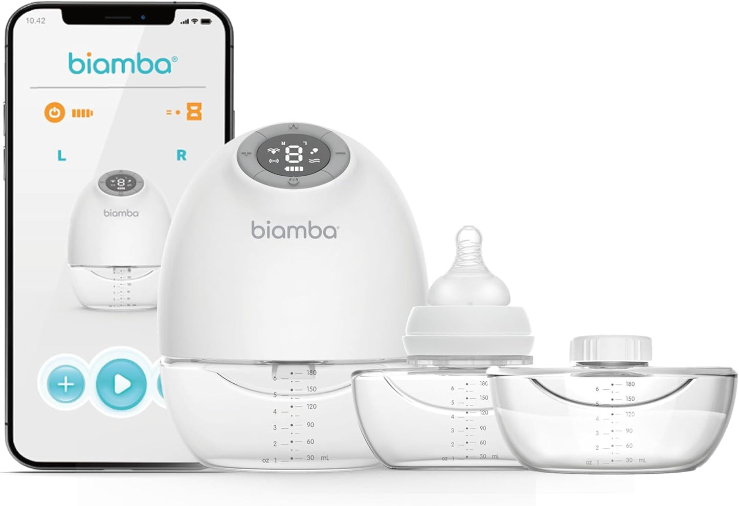 Pump Pro Portable Breast Pump by Biamba - Hands Free Design
