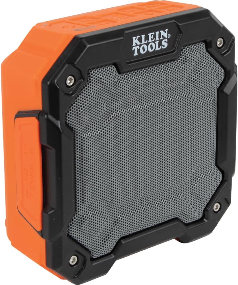 Klein Tools AEPJS3 Bluetooth Jobsite Speaker with Magnet Hook