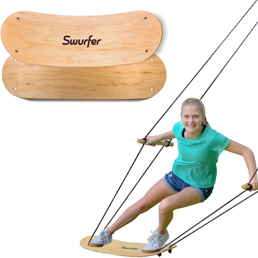 Swurfer TreeSkate Skateboard Swing for Outdoor Fun and Fitness
