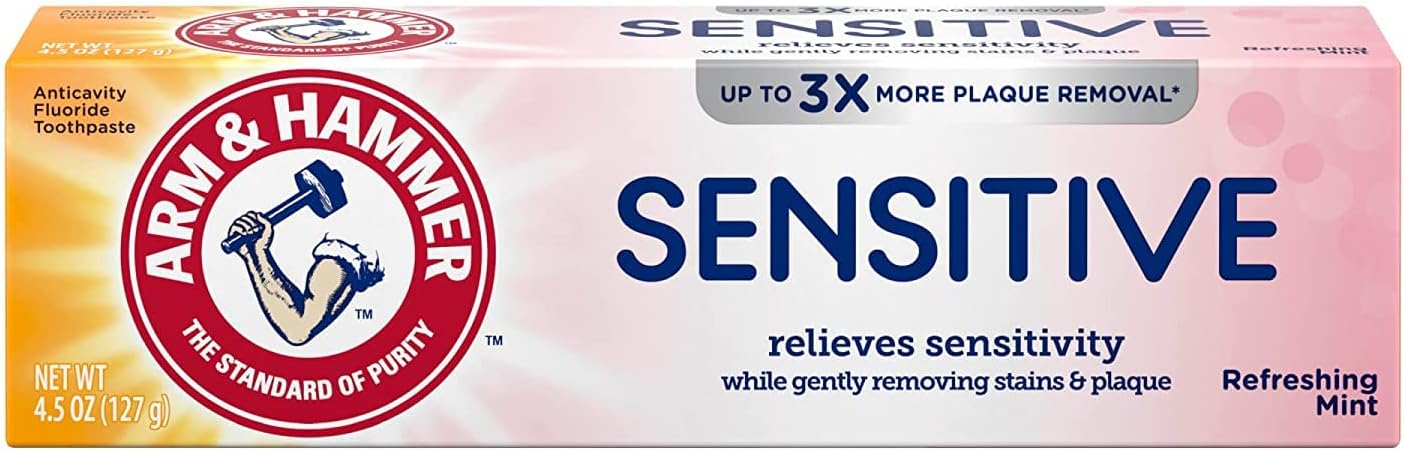 ARM & HAMMER Sensitive Teeth & Gums Toothpaste for Gentle Care
