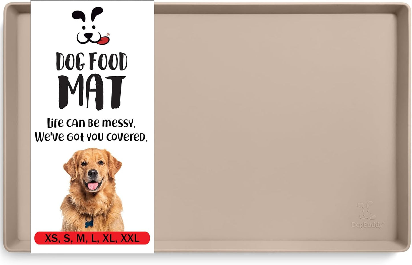 DogBuddy Non-Slip Silicone Food Mat for Dogs - XXL Size