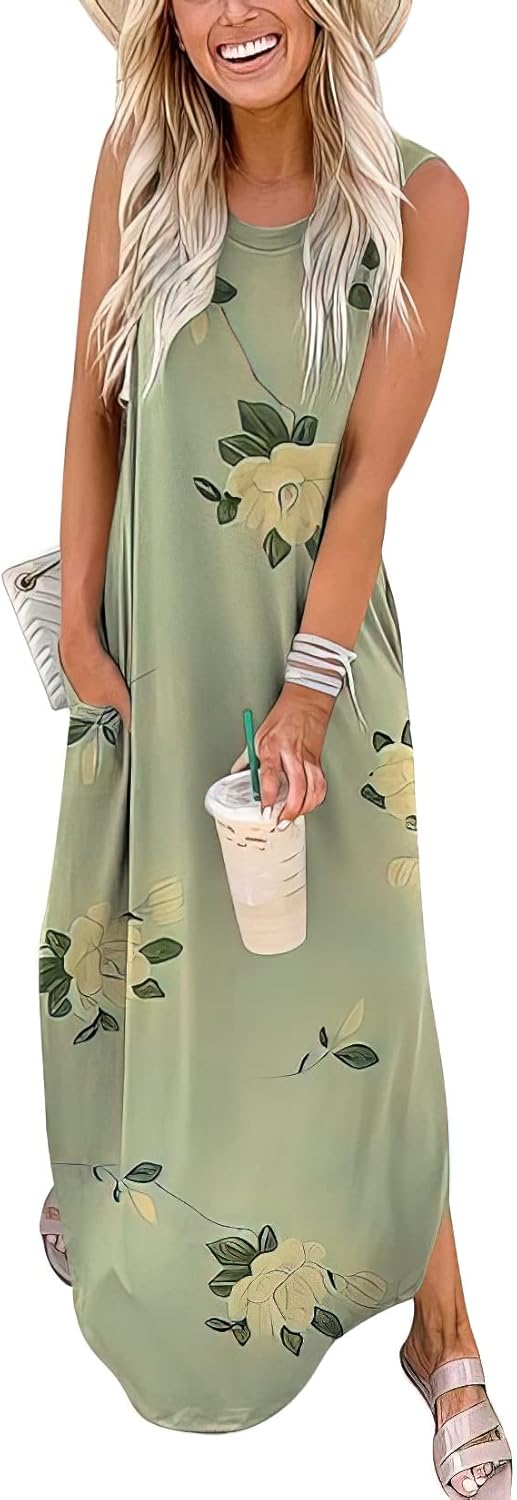 Stylish Women Summer Maxi Dress for Beach and Casual Outfits