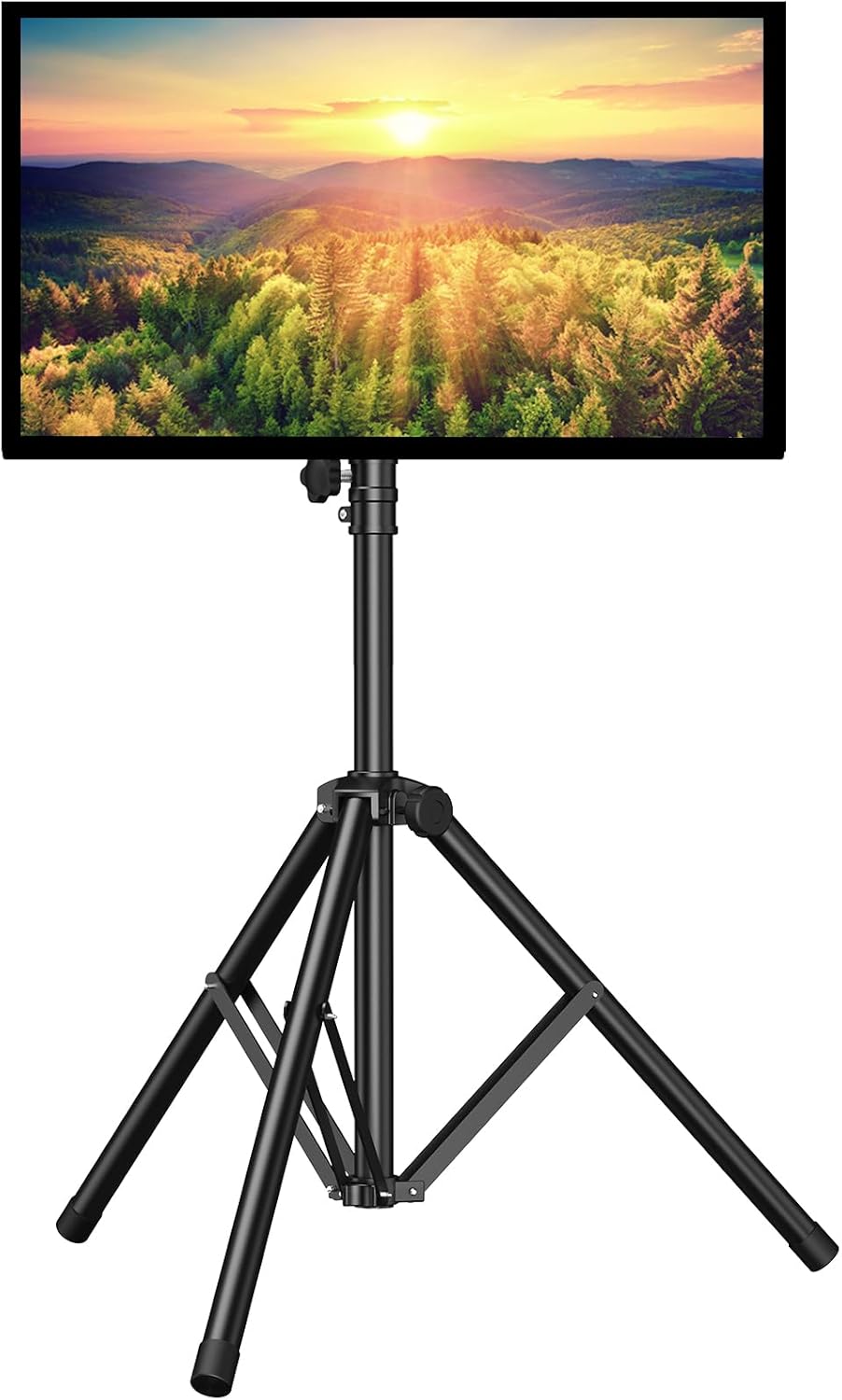 Portable TV Tripod Stand - Height Adjustable