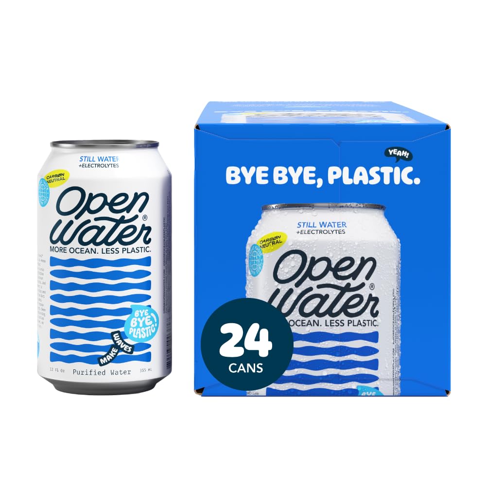 Open Water Still 12oz Cans - Eco-Friendly Electrolyte Water