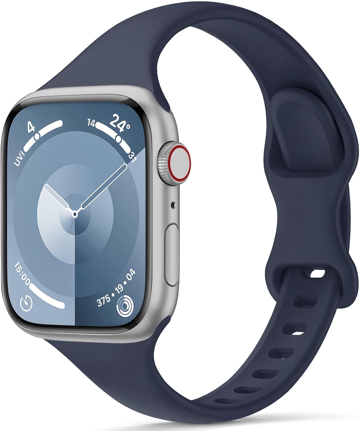 Sunnywoo Slim Silicone Band for Apple Watch - Waterproof & Stylish