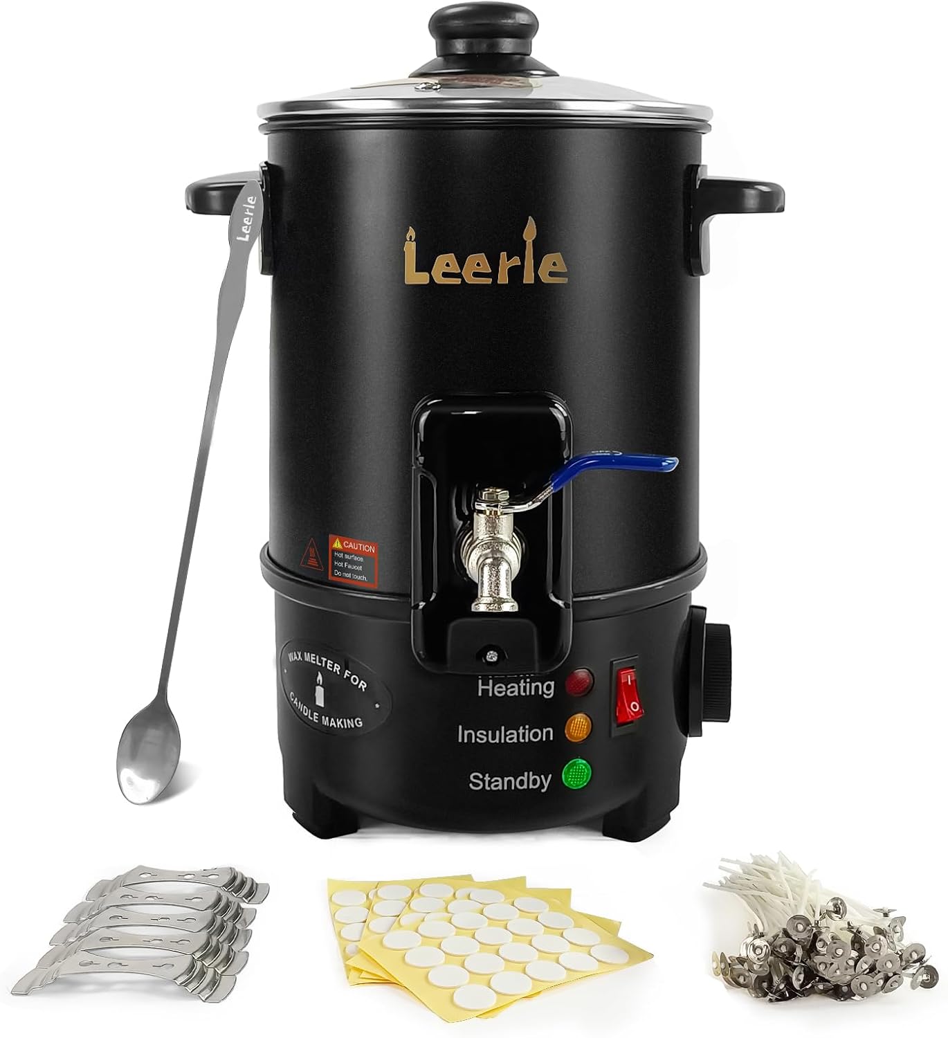 Leerie M4 Wax Melter for Candle Making - 8Lbs Capacity