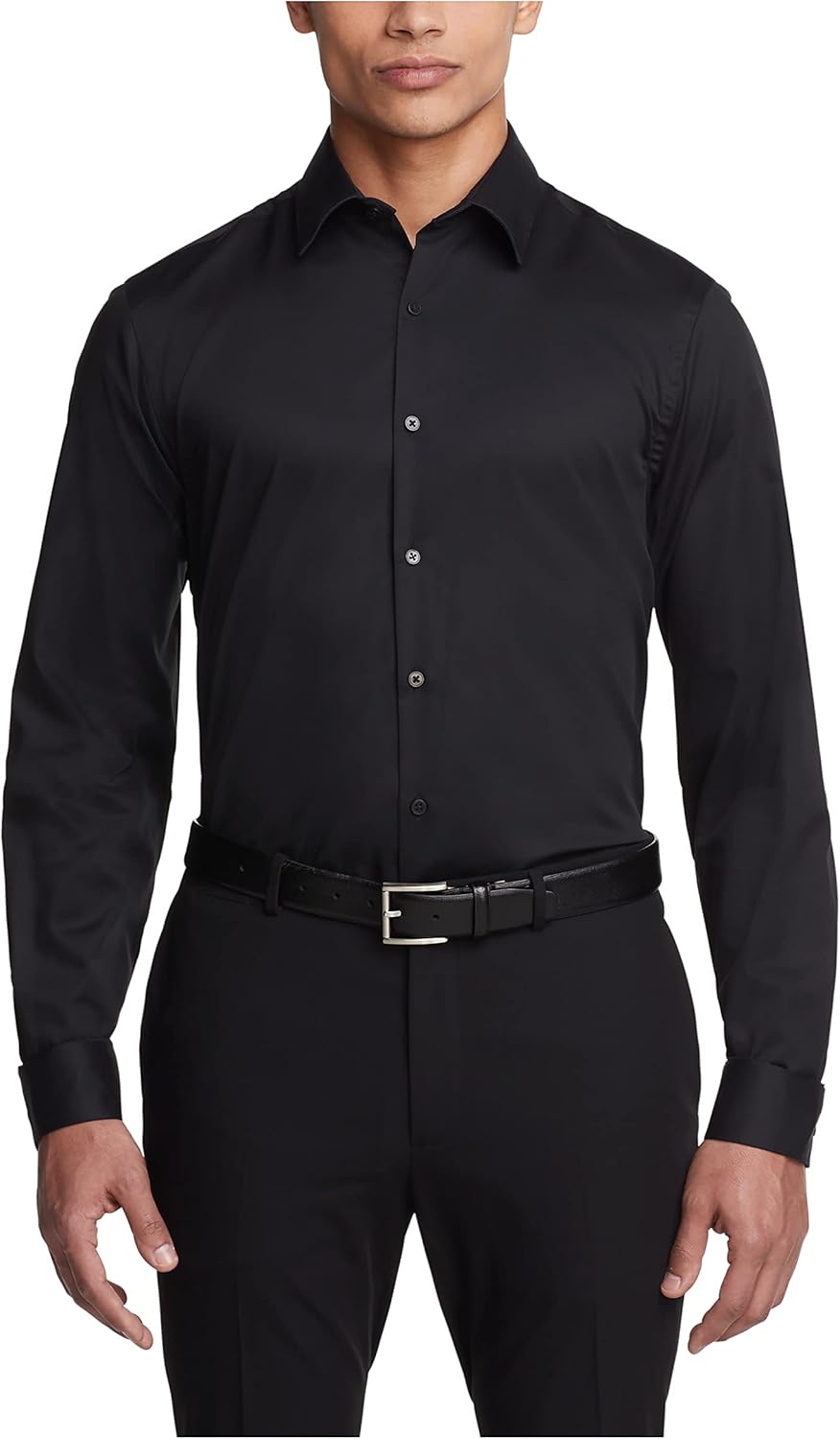 Van Heusen Men's Slim Fit Dress Shirt with Flex Collar Comfort
