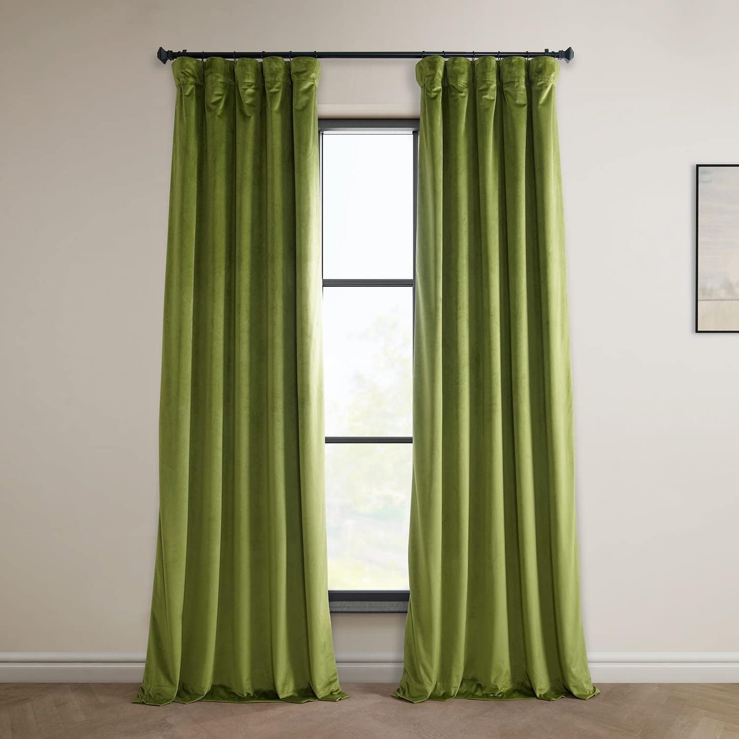 HPD Half Price Drapes Heritage Plush Velvet Room Darkening Curtains