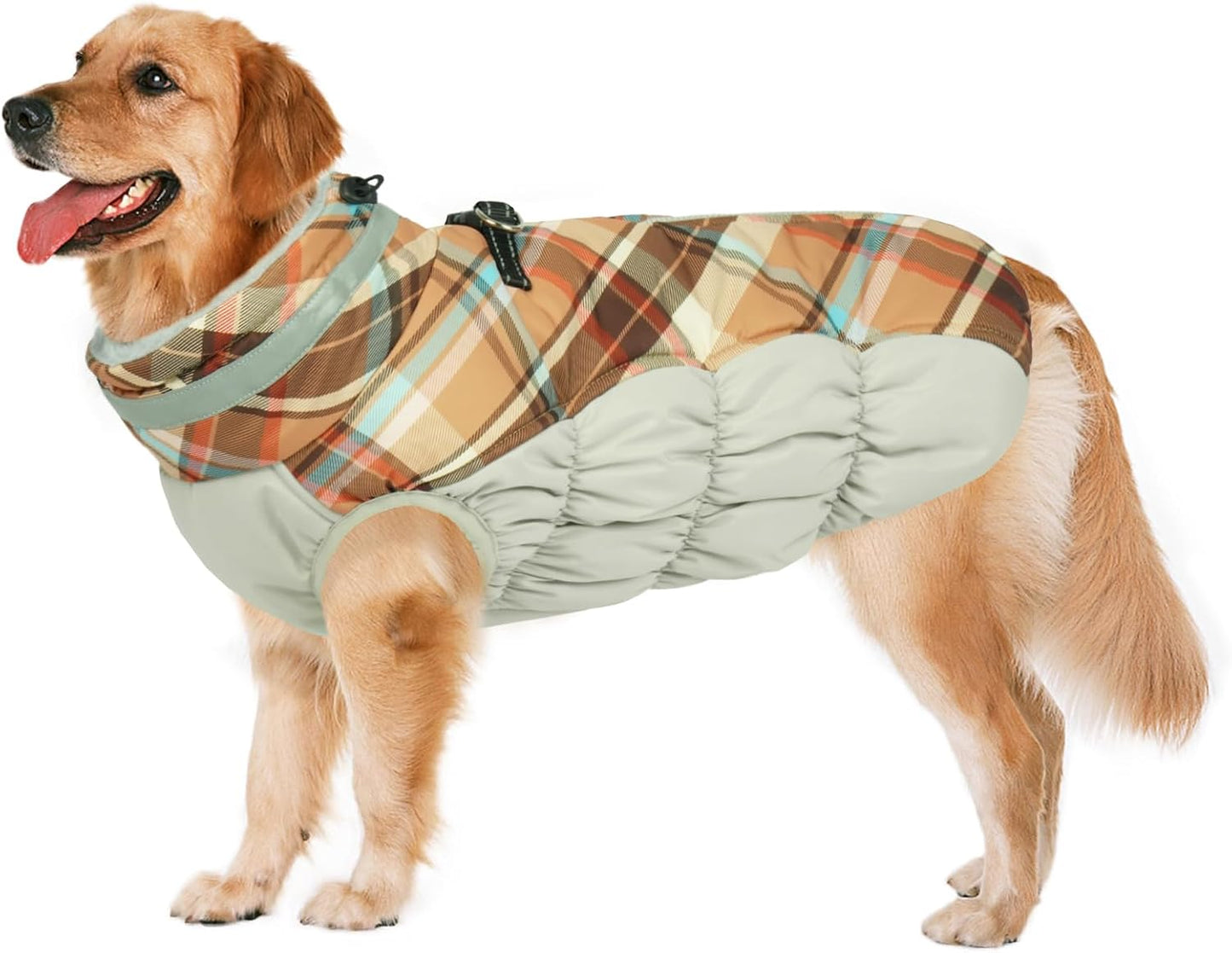 LeLePet Warm Dog Winter Coat for Large Dogs - Waterproof Jacket