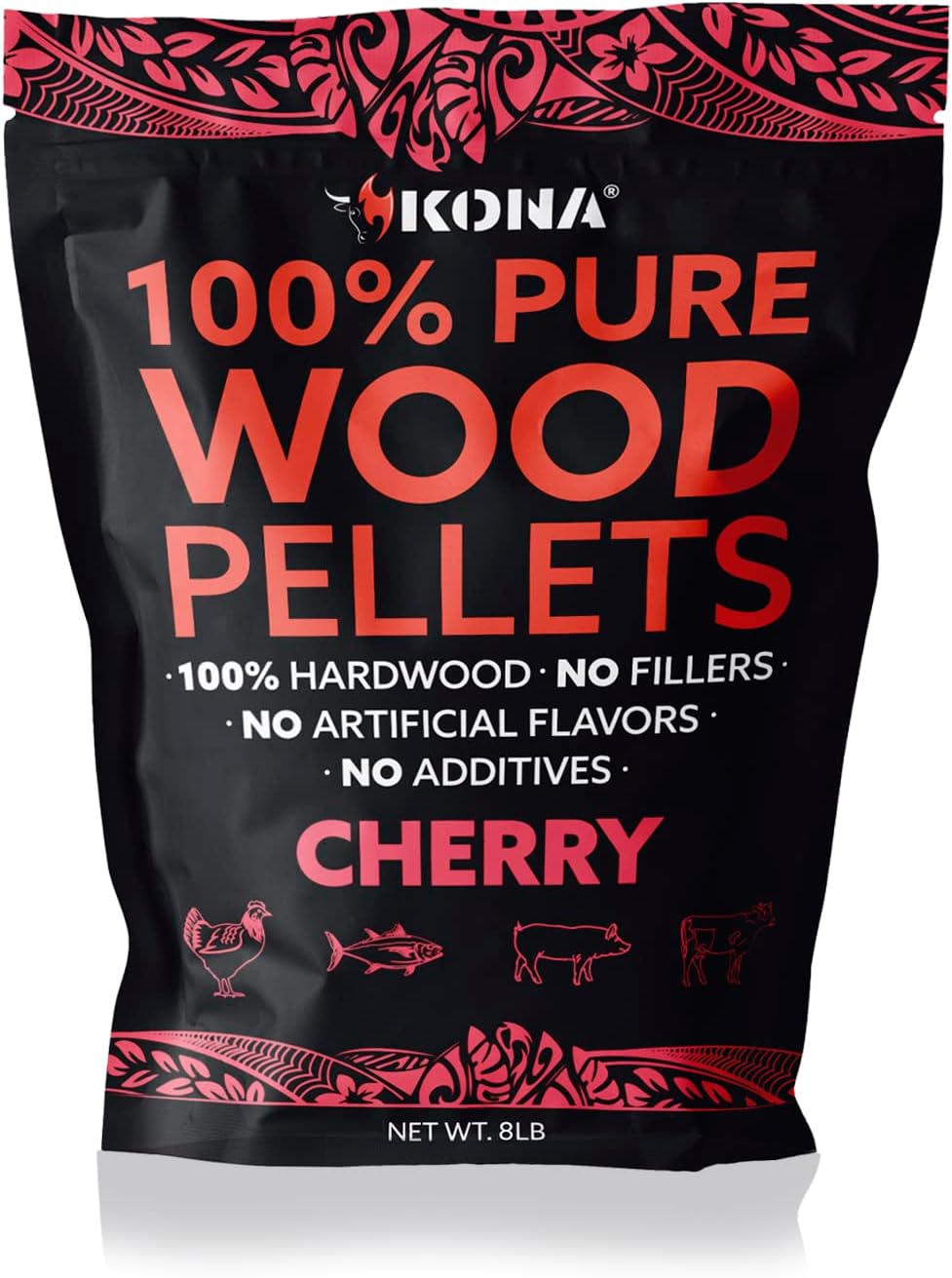 Kona 100% Cherry Smoker Pellets for Ninja Woodfire Grill