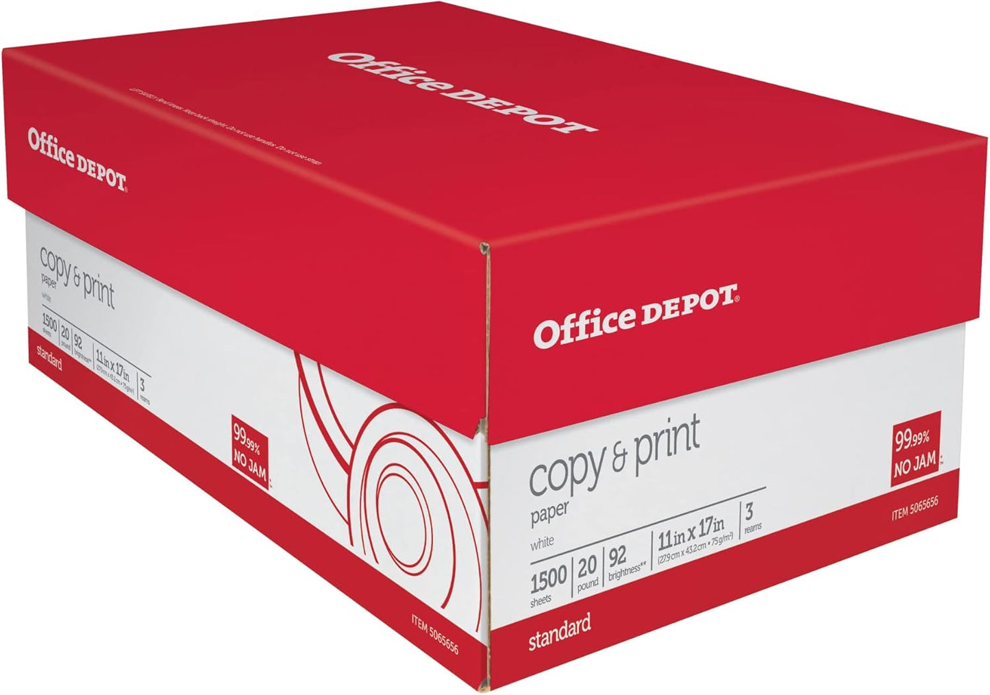 Office Depot Ledger Size Paper, 92 Brightness, Bulk Saving Pack