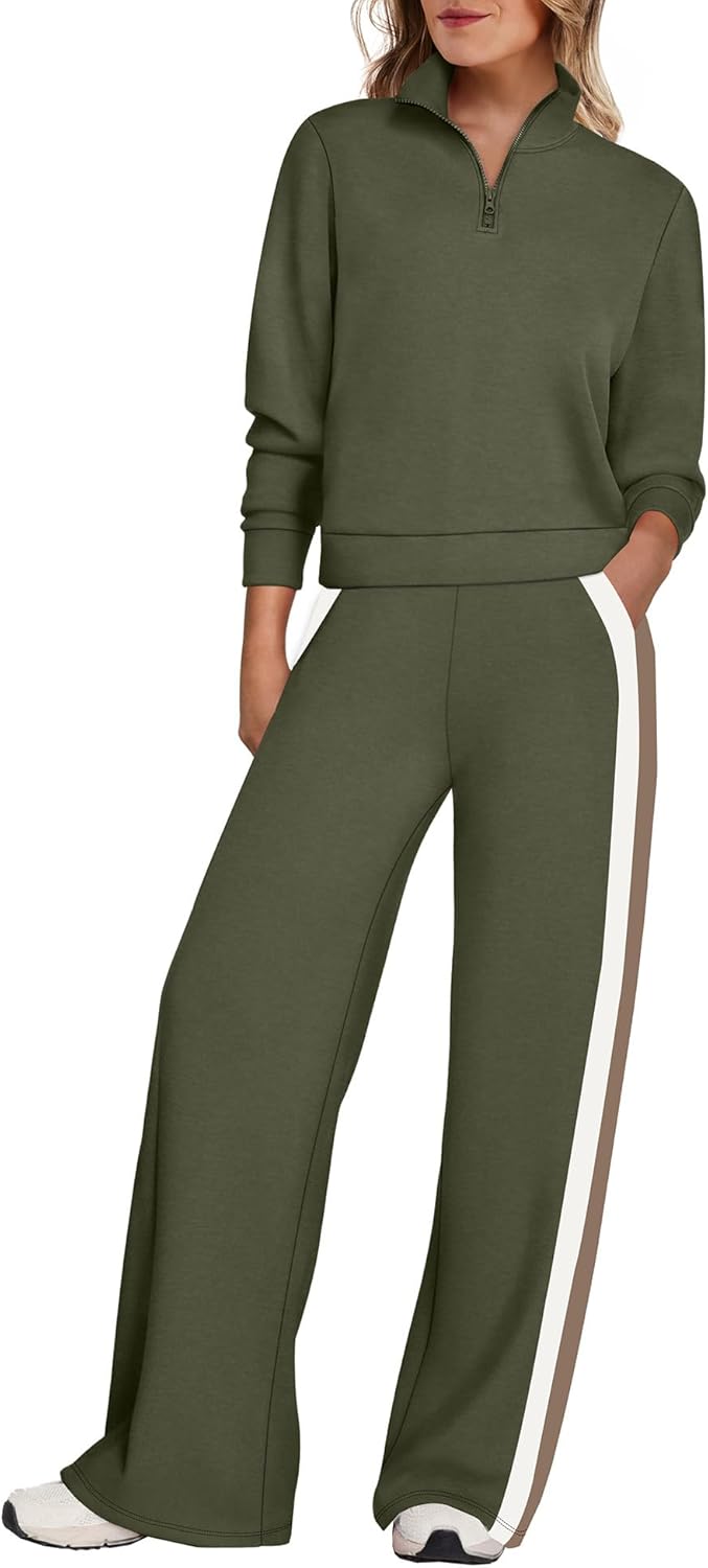 WIHOLL Women 2 Piece Outfits for Travel and Leisure Activities