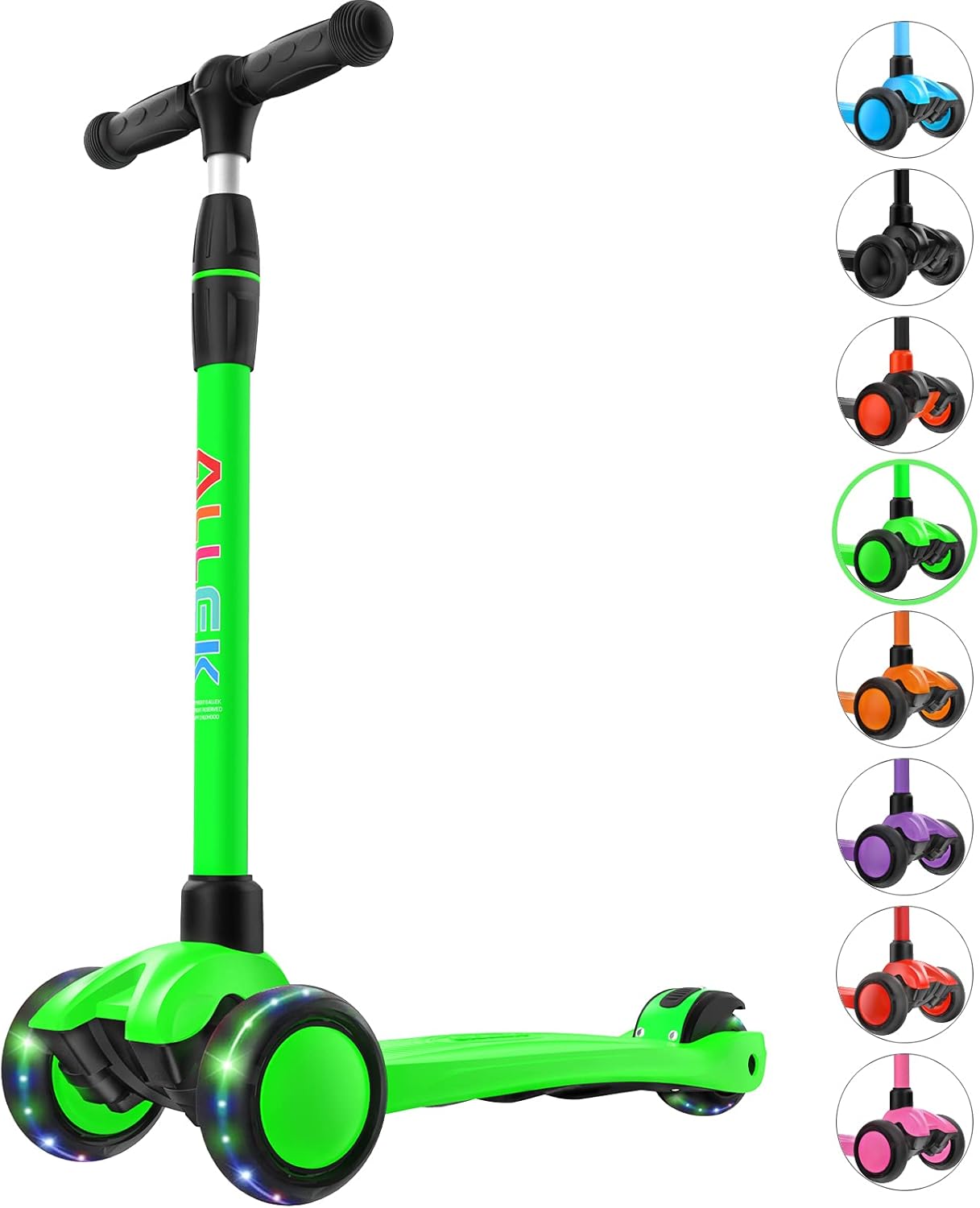 Allek Kick Scooter B03 for Kids - Adjustable, Sturdy, Fun Ride