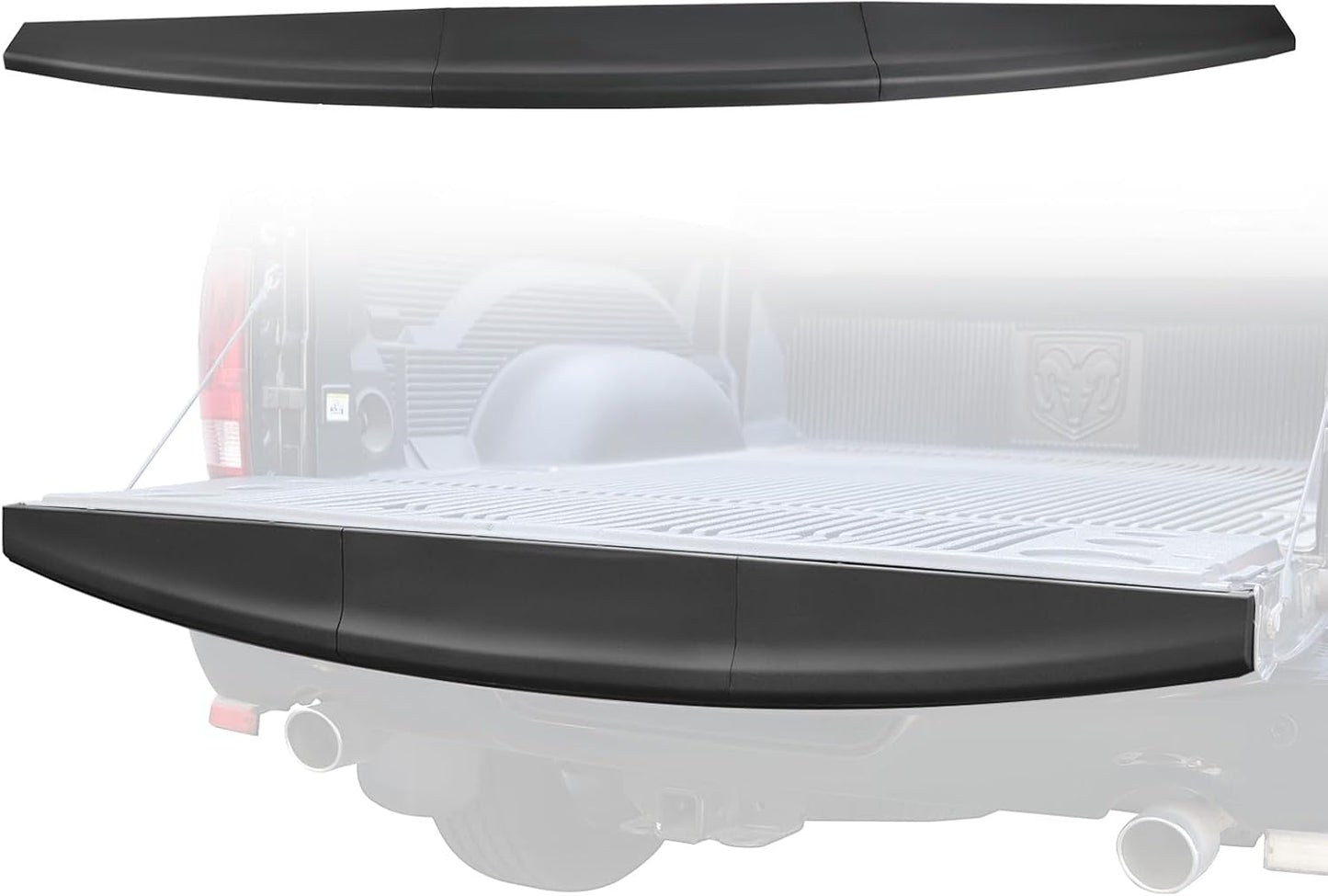 Combined Tailgate Cap Spoiler Molding Cover for Dodge Ram