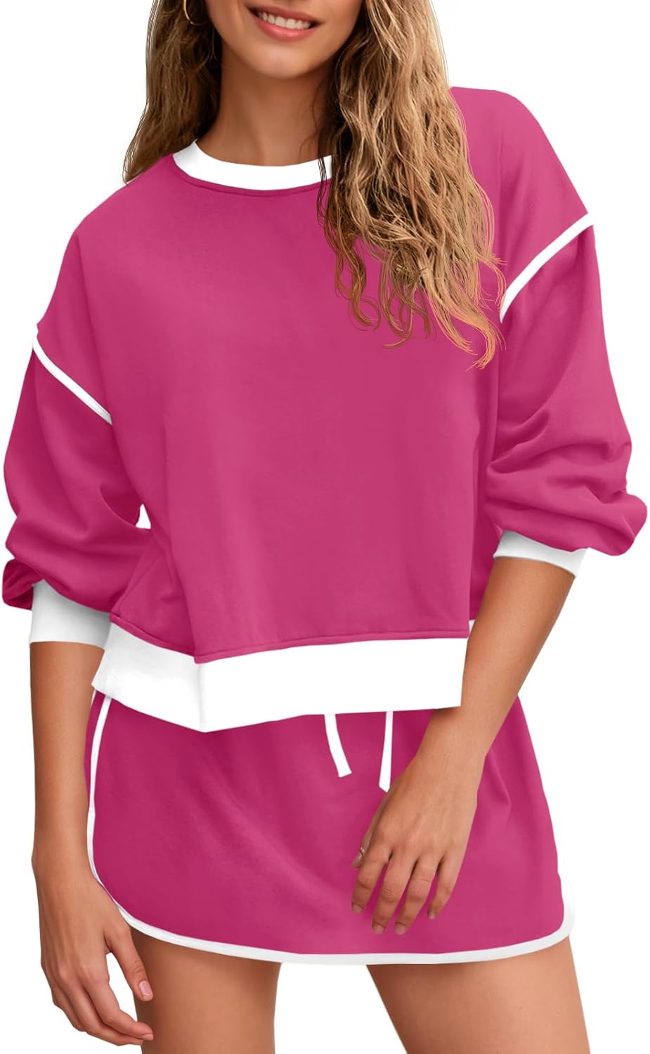 Fisoew Womens Sweatsuits 2 Piece Set for Stylish Comfort