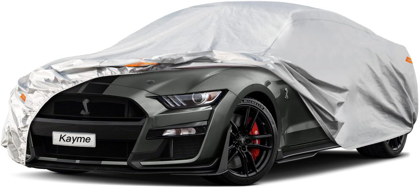 Kayme 6 Layers Car Cover for Ford Mustang/Shelby - Ultimate Protection