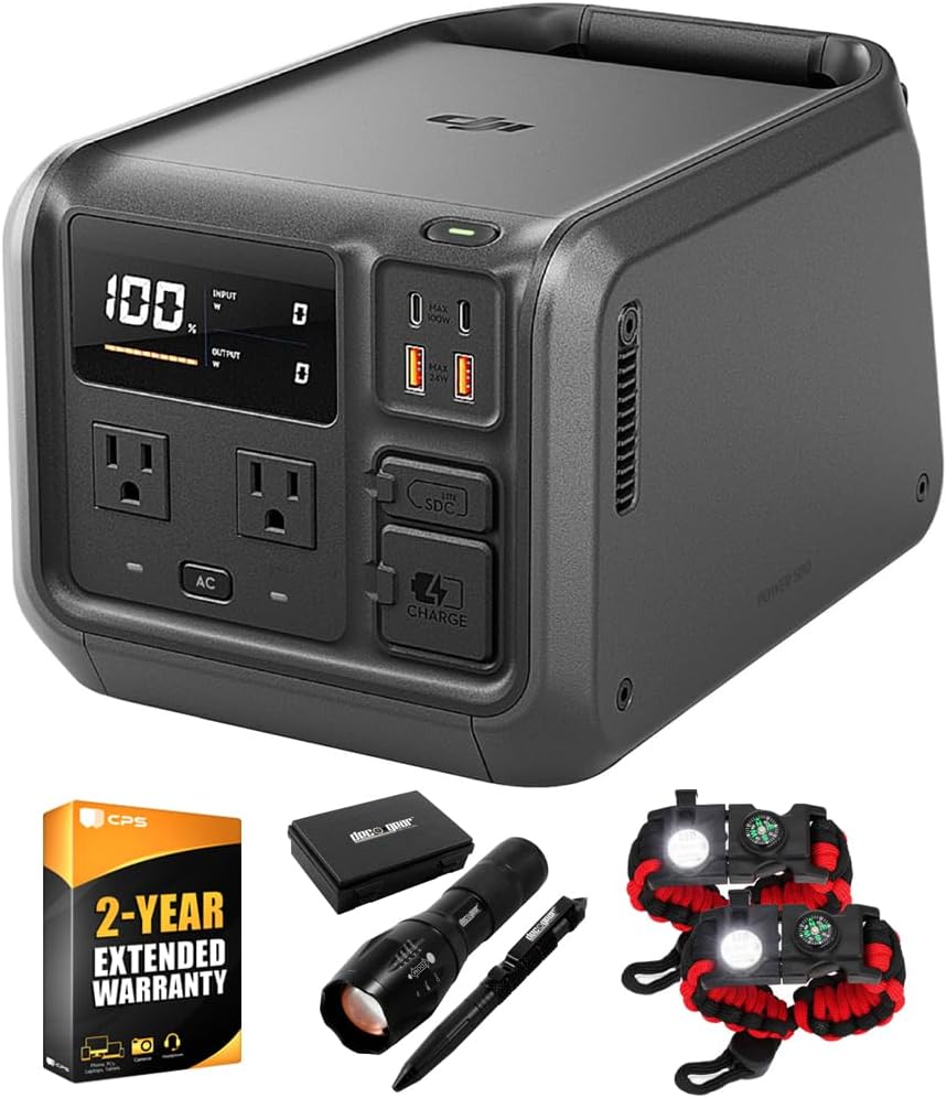 DJI Power 500 Portable Station Bundle - Power, Protection, & Gear