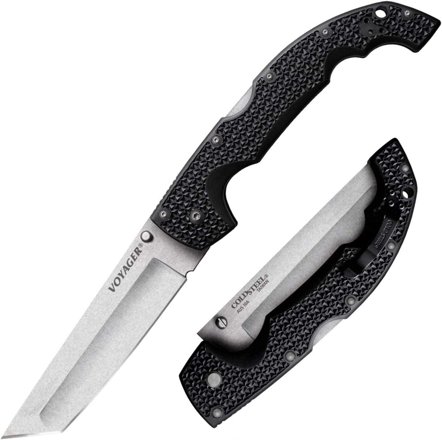 COLD STEEL Voyager XL Folding Knife with AUS10A Tanto Blade