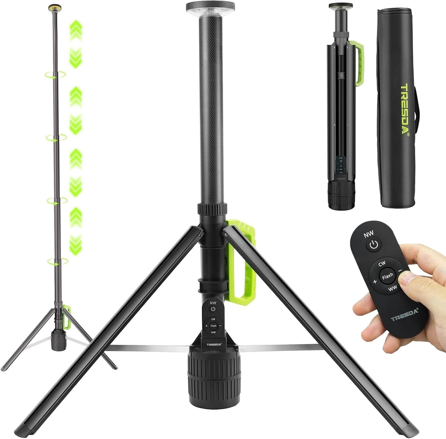 Rechargeable Telescopic Camping Light for Outdoor Adventures