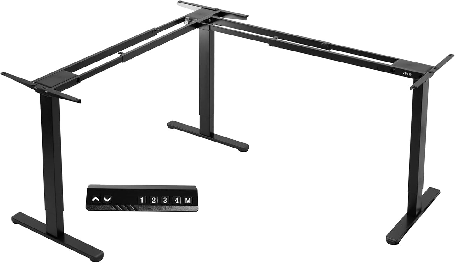 Height Adjustable 3 Leg Desk Frame, Ergonomic Design