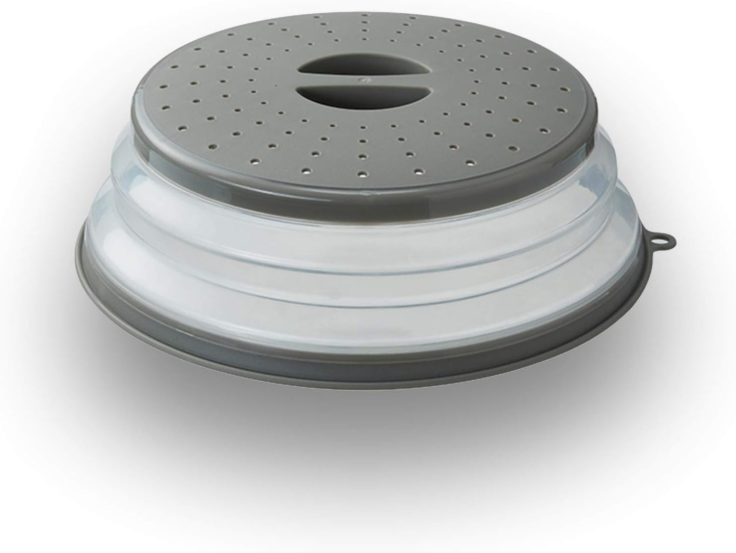 WENWELL Vented Collapsible Microwave Splatter Cover - Dishwasher-Safe & Space-Saving Design!
