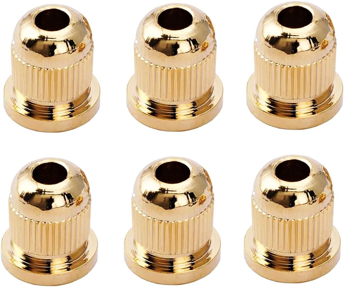 Golden Guitar Ferrules for Enhanced Tone