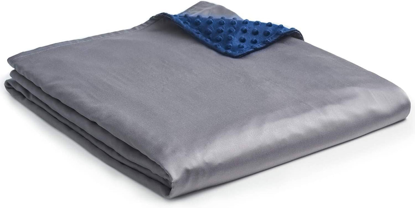 YnM Cooling Viscose Duvet for Weighted Blankets - Blue Grey