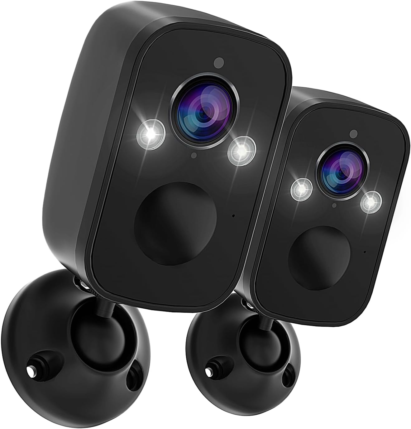 2Pack Wireless Security Camera Outdoor with 2K Color Night Vision