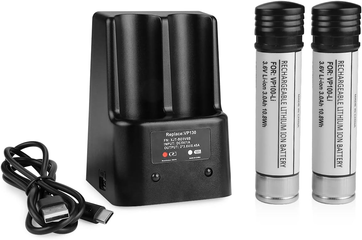 energup 2Pack VP100 Li-ion Battery for Black Decker Versapak