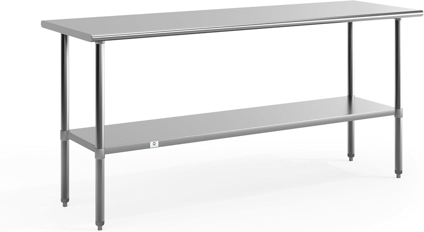 Stainless Steel Kitchen Prep Table for Commercial Use