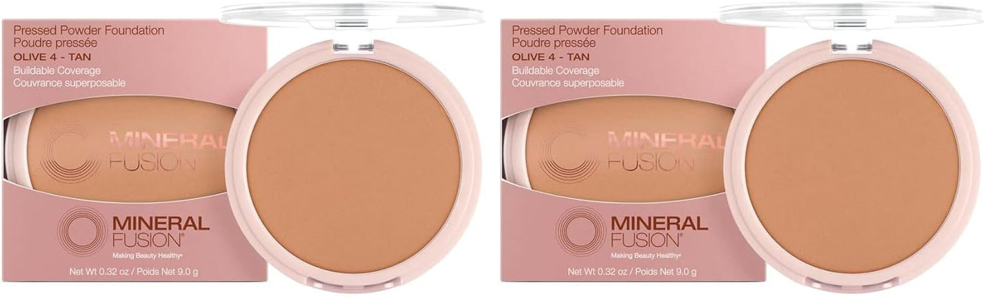 Mineral Fusion Pressed Powder Foundation for Flawless Skin