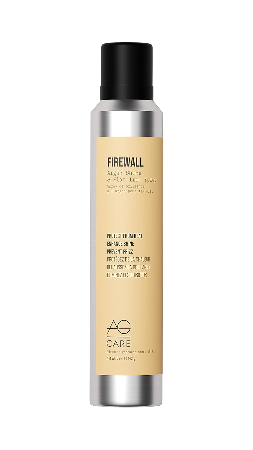 AG Care Firewall Argan Shine & Flat Iron Spray for Radiant Hair