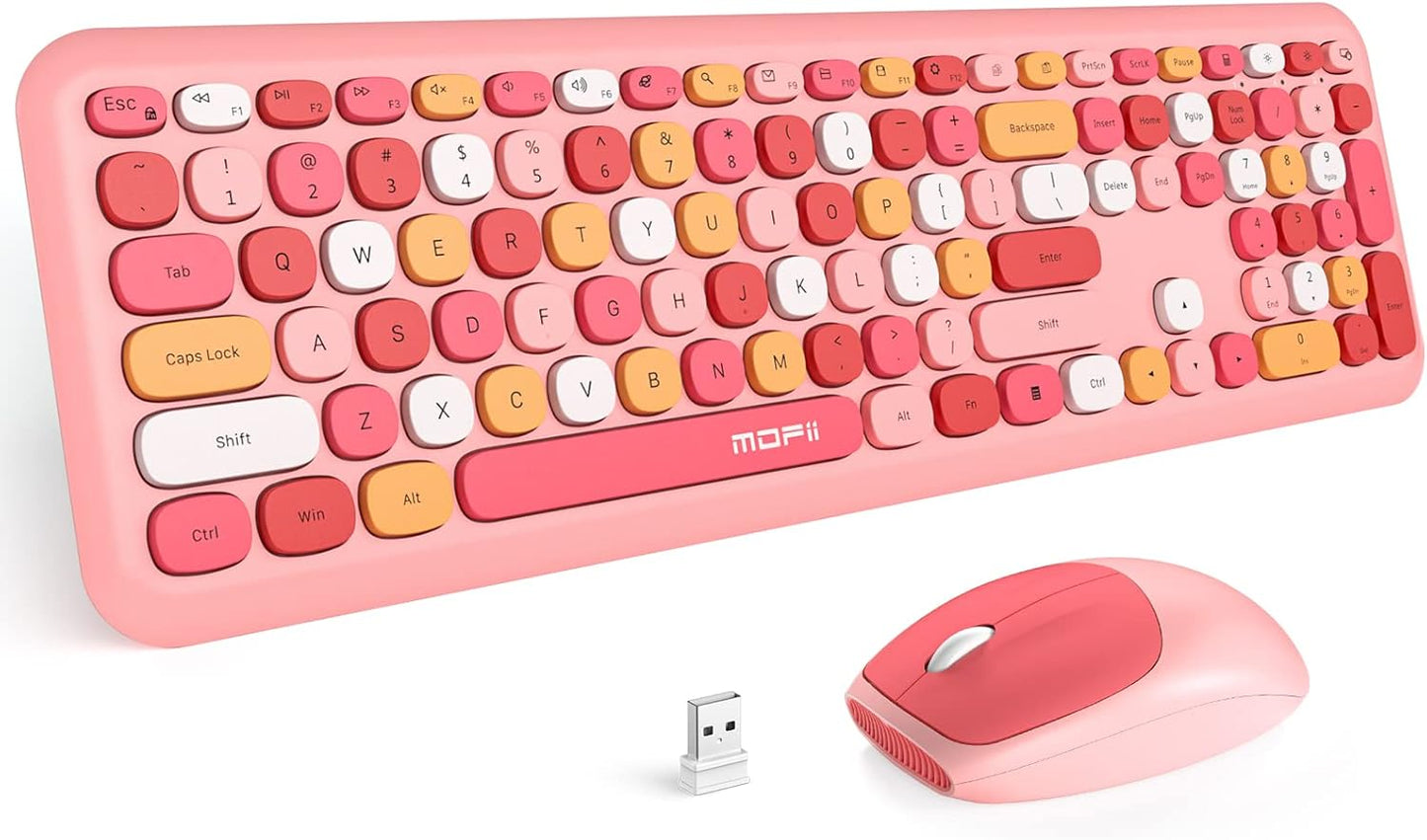 MOFII Wireless Keyboard and Mouse Combo for PC and MacBook