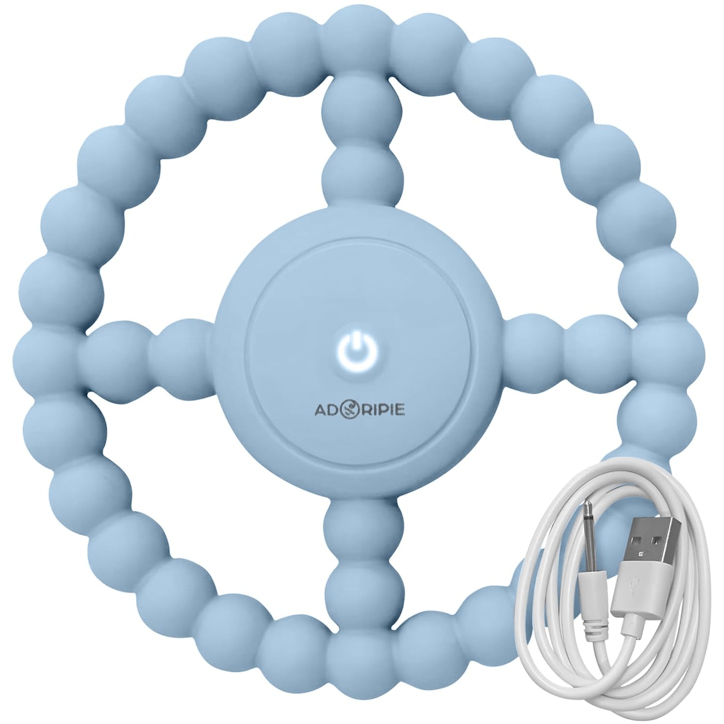 Teething Rings for Babies - Vibrating Silicone Chew Toys