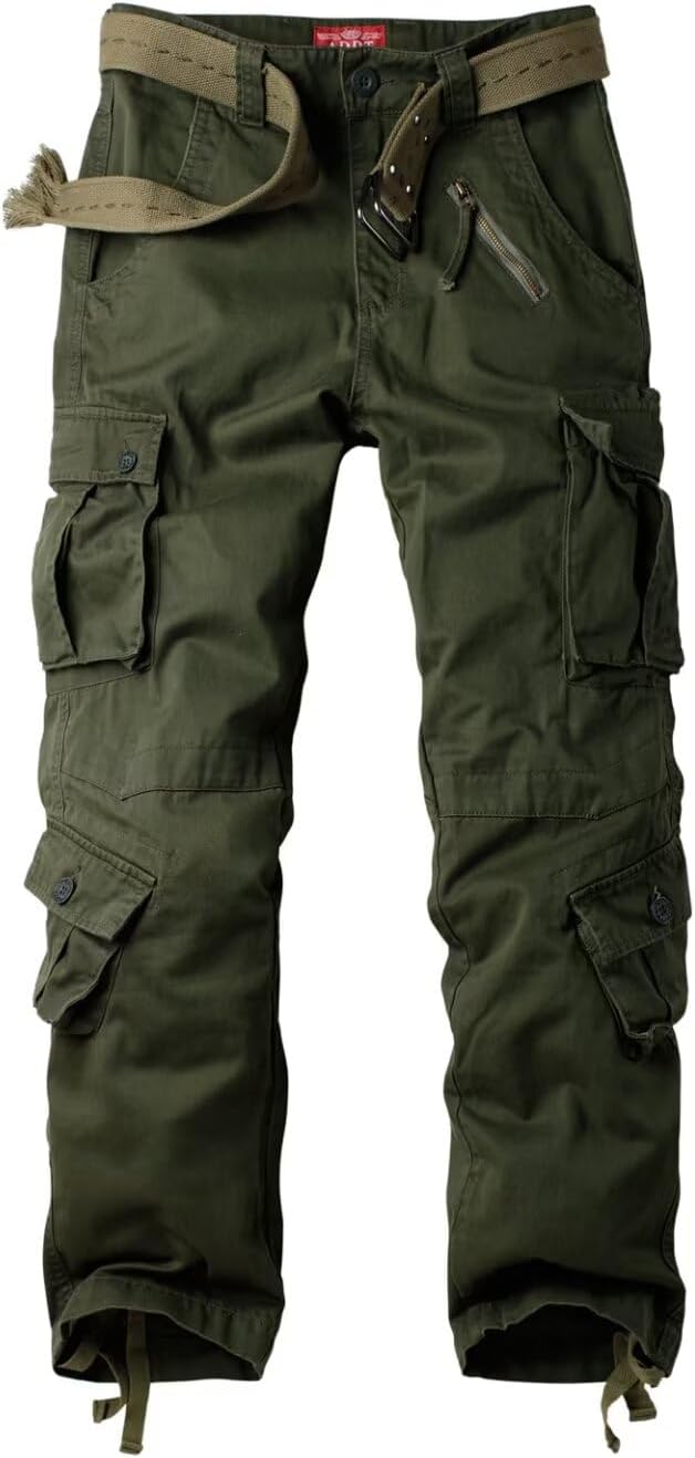 AKARMY Womens Cargo Pants with Pockets for Outdoor Activities